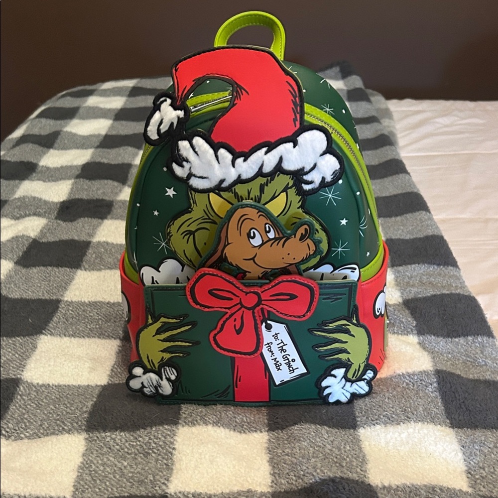 Disney Green and Red Backpack